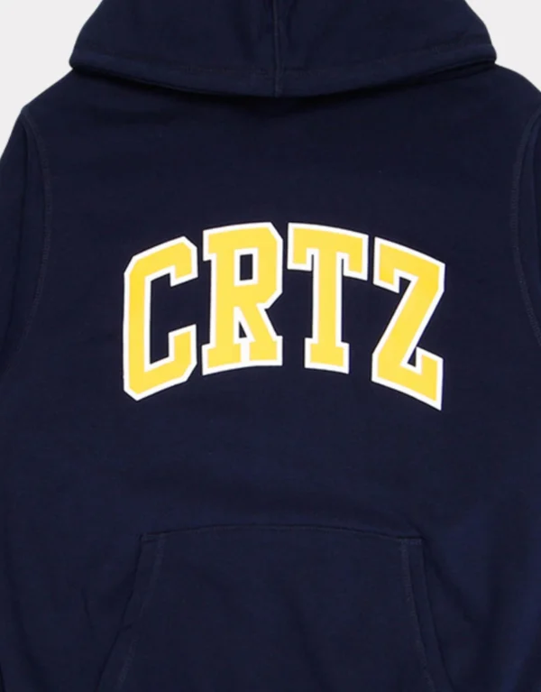 Cortez Crtz Dropout Hoodie Navy Blue