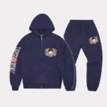 Cortez Dip set Zip-Up Tracksuit Navy Blue