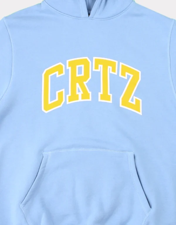 Cortez Dropout Hoodie Baby Blue's