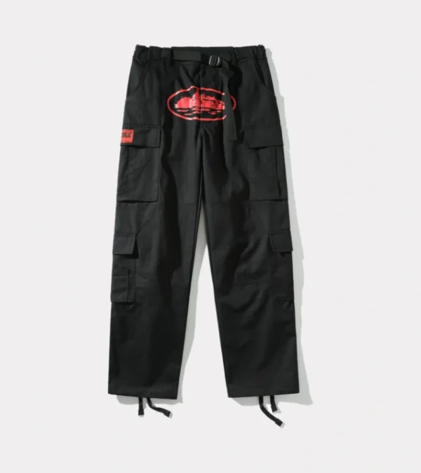 Cortez Pup Guerilla Black/Red Cargos