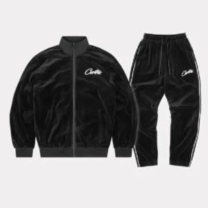 Cortez VVS Velour Black Tracksuit